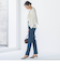【WEB限定】ベーシックウールクルーネックニット≪洗える≫