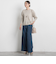 【WEB限定】ベーシックウールクルーネックニット≪洗える≫