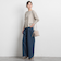 【WEB限定】ベーシックウールクルーネックニット≪洗える≫