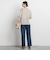 【WEB限定】ベーシックウールクルーネックニット≪洗える≫