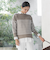 【WEB限定】ソデボタンガーターニット≪11号あり/洗える≫