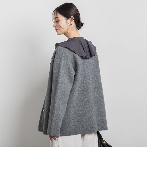 フォックス混ニットジャケット｜ロートレアモンの通販｜&mall