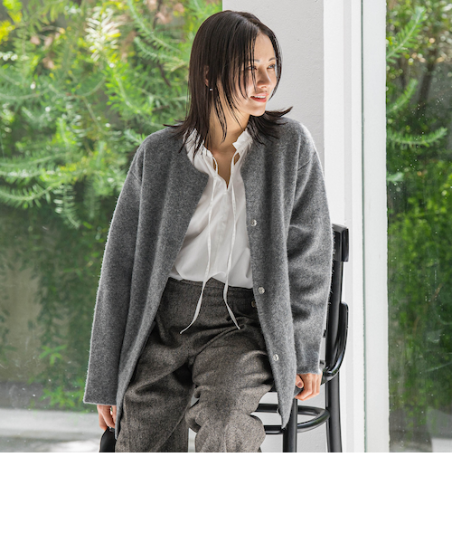 フォックス混ニットジャケット｜ロートレアモンの通販｜&mall