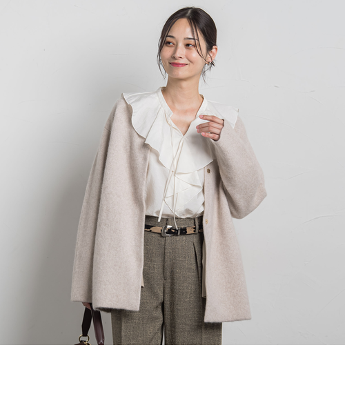 フォックス混ニットジャケット｜ロートレアモンの通販｜&mall