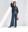 【WEB限定】365デニムパンツ ワイドシルエット≪洗える≫