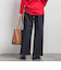 【WEB限定】365デニムパンツ ワイドシルエット≪洗える≫