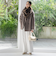 【THROW/スロー】Eco Fur Shawl