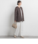 両面起毛ワイドパンツ≪洗える/セットアップ対応≫