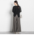 ツイルツイードワイドパンツ