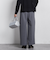 ライトウェイトストレッチワイドパンツ≪洗える≫