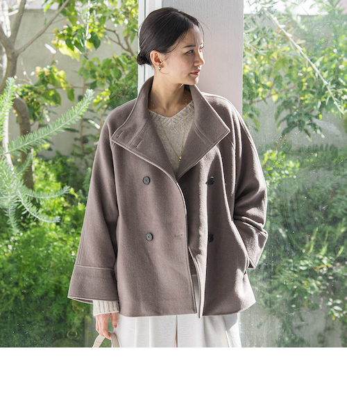 プレミアムウールカシミヤショートコート｜ロートレアモンの通販