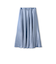 サテンフレアースカート