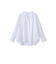 コットンフリルカラーブラウス