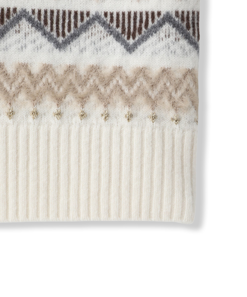 ノルディック柄ニット≪洗える≫｜ロートレアモンの通販｜&mall