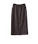 【WEB限定】フェイクスエードナロースカート≪セットアップ対応/洗える≫