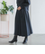 ウールブレンドストレッチフレアスカート≪セットアップ対応/手洗い可能≫
