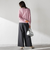 ソフィーツイルストレッチワイドパンツ ≪洗える≫