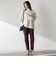 【WEB限定】美シルエット裏起毛ストレッチパンツ≪13号あり/毛玉防止≫