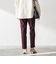 【WEB限定】美シルエット裏起毛ストレッチパンツ≪13号あり/毛玉防止≫