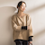 【WEB限定】《暖色美》裏起毛Vネックトップス≪手洗い≫
