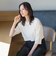 クルーネック五分袖ニット≪WEB限定サイズ11号/WEB限定カラーあり/洗える≫