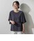ケープ風カットジョーゼットプルオーバー