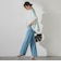 【WEB限定】≪夏の体型カバーに≫タックフレアカットソー