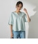 【WEB限定】≪夏の体型カバーに≫タックフレアカットソー