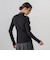【Skinea】≪着るスキンケア≫リブハイネックニット