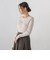 【Skinea】≪着るスキンケア≫リブクルーネックニット