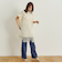 かぎ針透かし編みフリンジベスト≪手洗い可能≫