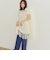 かぎ針透かし編みフリンジベスト≪手洗い可能≫