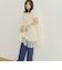 かぎ針透かし編みフリンジベスト≪手洗い可能≫