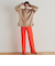 両面起毛ワイドパンツ≪洗濯機で洗える≫