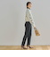 両面起毛センタープレスパンツ≪洗濯機で洗える≫