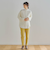 両面起毛センタープレスパンツ≪洗濯機で洗える≫