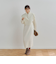 ハーフジップベストレイヤードワンピース≪手洗い可能≫