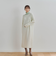 ハーフジップベストレイヤードワンピース≪手洗い可能≫