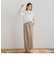 リネンギャザースカート≪洗濯機で洗える≫