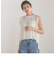 クレープジョーゼットロゴTシャツ≪洗濯機で洗える≫