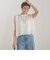 クレープジョーゼットロゴTシャツ≪洗濯機で洗える≫