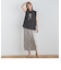 クレープジョーゼットロゴTシャツ≪洗濯機で洗える≫