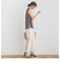クレープジョーゼットロゴTシャツ≪洗濯機で洗える≫