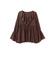 サテンフリルブラウス≪手洗い可能≫