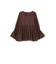 サテンフリルブラウス≪手洗い可能≫