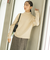 【WEB限定】ハーフミラノバナナスリーブニット≪手洗い可能≫