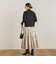 【WEB限定】ハーフミラノバナナスリーブニット≪手洗い可能≫