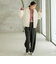 【WEB限定】ハーフミラノバナナスリーブニット≪手洗い可能≫