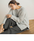 【WEB限定】片畦ラグランプルオーバー≪手洗い可能≫