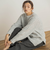 【WEB限定】片畦ラグランプルオーバー≪手洗い可能≫